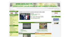 Desktop Screenshot of biology.pl