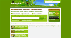 Desktop Screenshot of biology.ie